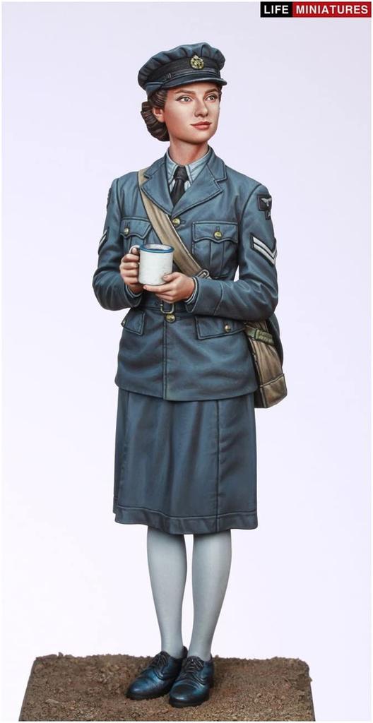 Life Miniatures WWII Royal Air Force WAAF Auxiliary Air Force Vice Chief Resin Kit 1/16 Women's 1940-1941 LM-16007
