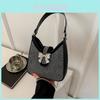 2024 New Fashion Korean Style Casual Bag With Water Drill Butterfly Bow Street Trend Shoulder Bag For Women