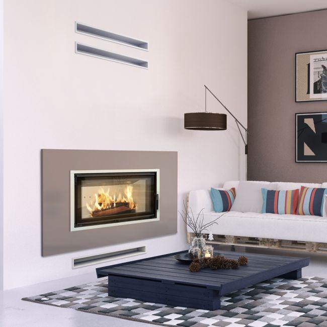VENT DEKSELSETT 3x for peis med rett glassrute