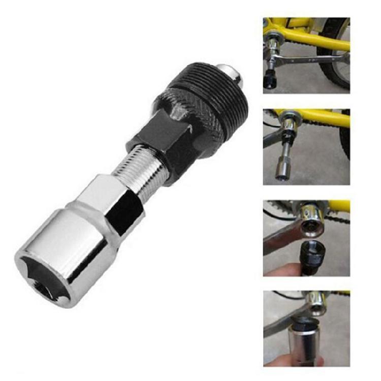 Road Bike Repair Tool Kits includes Bike Cranks Extractors Bottom Brackets Remover Chain Breaker Flywheel Chain Removal Tool