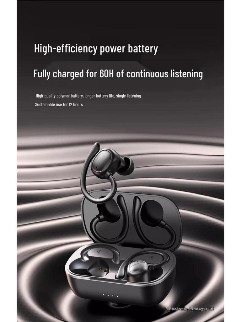2025 Over-Ear & In-Ear Sport Wireless Bluetooth Earphones: High Sound Quality, Unisex, Long Battery Life