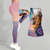 Animal Printed Yoga Outfit for Women Fashion Workout Leggings Fitness Sports Casual Yoga Set Sports Suit