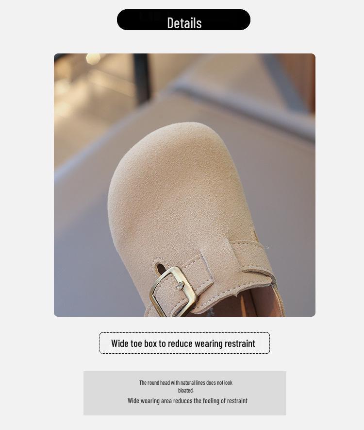 2025 New Kids Soft Sole Leather Loafers - Spring & Autumn Shoes for Boys & Girls