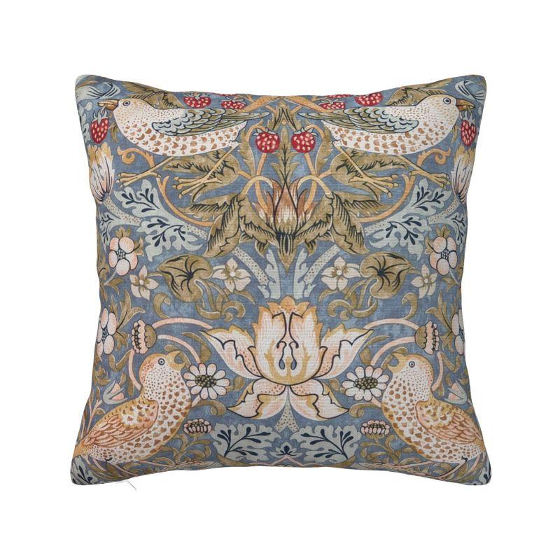 Vintage Floral Pattern By William Morris Cushion Cover Velvet Modern Throw Pillow Home Decoration