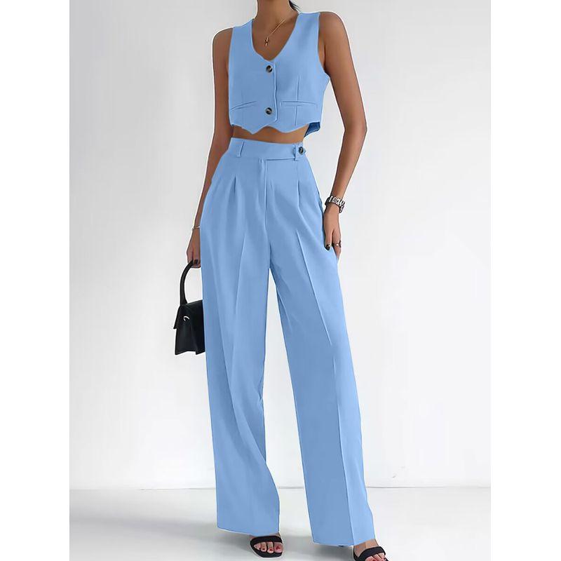 Fashion Casual Vest Temperament Set Women Clothes Spring/Summer Casual Vest Temperament Set