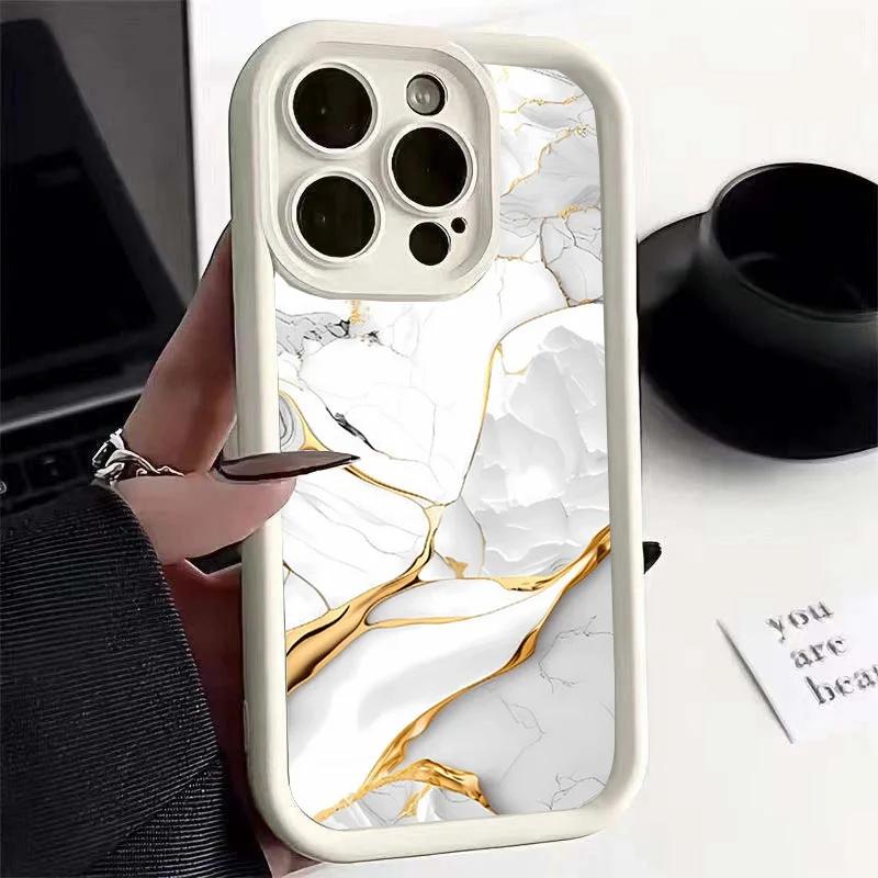 Colored Marble Phone Case For OPPO Reno 11F 12F 13F 13 Pro 11 12 10 Pro Plus 8T 4G 5G 4 5 6 7 8 Pro 6Z 5Z Pattern Soft Cover