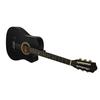 38-inch Curve Acoustic Guitar 6-String Cutaway Classical Guitar with Accessories Kit Guitar Capo
