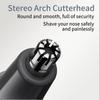 Electric Pen-Shaped 3-in-1 Nose Hair Trimmer, Nasal Cleaner & Waterproof Eyebrow Shaver