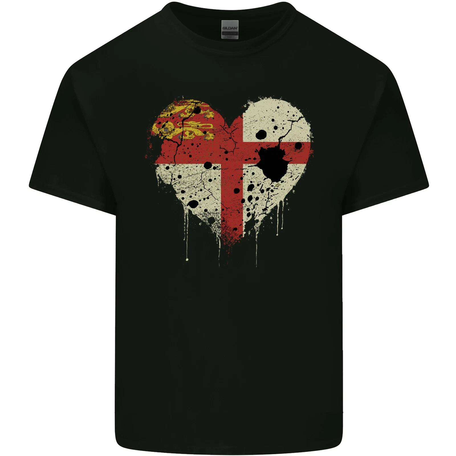 Love Flag Sark Football Kids T-Shirt Childrens S