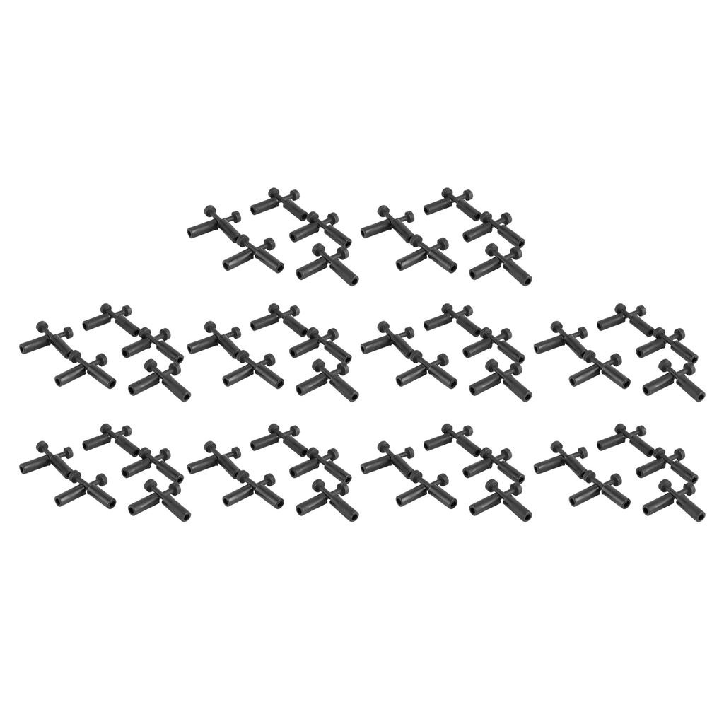 100Pcs End Plug Pneumatic Composite Pipe Connector Quick Connect Plug Pushin Tube Fitting