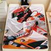 Marquez Printed Flannel Blanket, soft throw for bedroom sofa, washable, Christmas present, great gift.