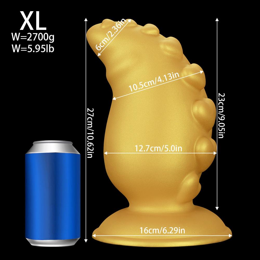 Large Size Octopus Anal Plug - Extra Thick Silicone Butt Plug for Beginner to Advanced Anal Training, Men & Women Couples Sex Toys