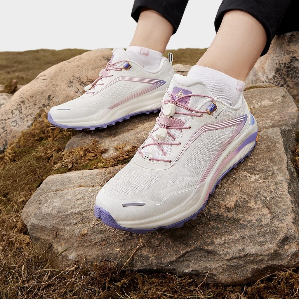 Fila SPD LYNX 2 Lace-Free Youthful Low-Top Outdoor Functional Shoes Women Sneaker Bright-White A12W431203FBW