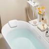 Suction Cup Bathtub Pillow Ergonomic Design Jacuzzi Pillow Practical Neck Bathtub Cushion  Travel