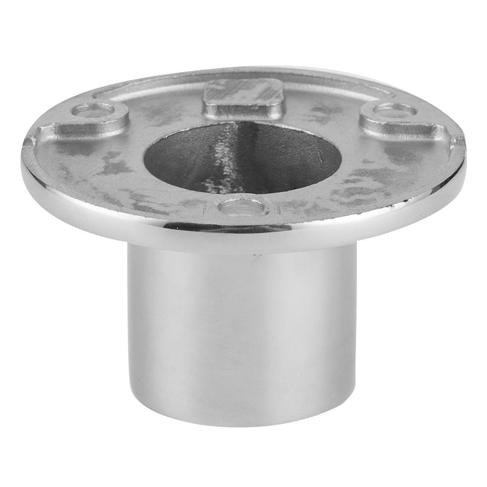 316 Stainless Steel Round Stanchion Base 90 Degree Marine Boat Hand Rail Fitting for 32mm Pipe