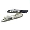 2pcs Door Side Indicator Turn Signal Light 63137154167 63137154168 Gloss Black Chrome For BMW 5 Series F10 F11 2010 2011 2013