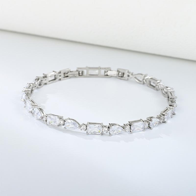 European and American fashion bracelets, zircon fashion minimalist bracelets, women's tennis bracelets, clothing accessories
