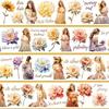 1 Roll Hong Kong Style Girl Theme Tape Manual Scrapbooking DIY Decorative Journaling Supplies