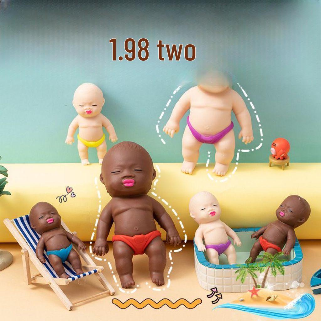 Black Skin Tone Stress Relief Doll Toy