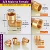 1/8" 1/4" 3/8" 1/2" 3/4" 1" Innengewinde x Außengewinde 90 Grad Messing Winkelstück Rohrfitting Verbinder Kupplung Für Wasser Kraftstoff Kupfer Adapter