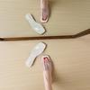 Fashion  designer transparent slippers women low heel sandalias mujer clear band flip flops ladies outdoor slides shoes big size 43