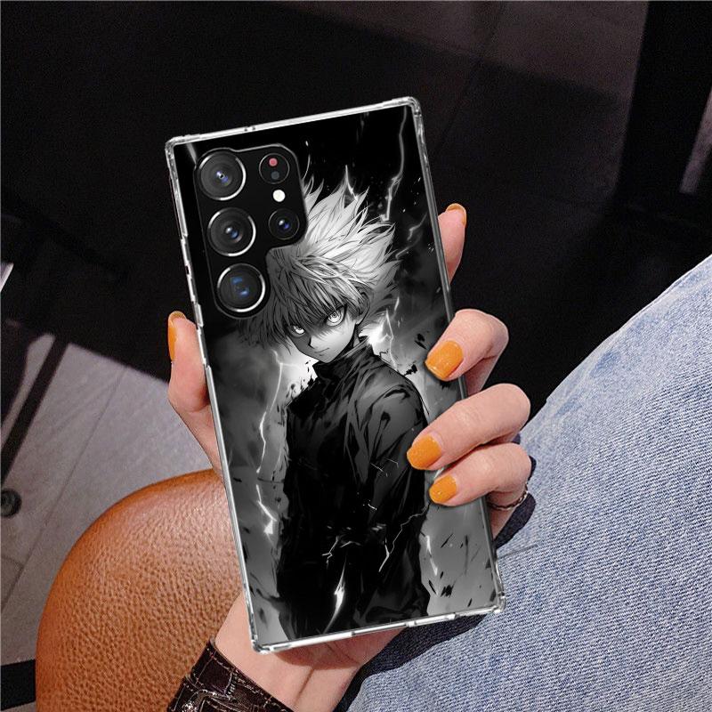 

Huner X-Hunters Killua Phone Case For Samsung Galaxy S24 S25 Edge S26 Ultra S23 S22 S21 Plus S20 FE + Personalized Print Cover G Samsung S24 FE
