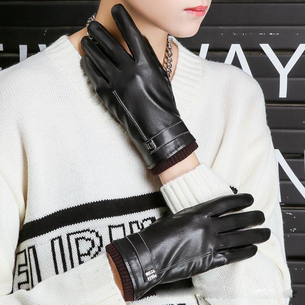 Full Finger Touch Screen Gloves Touchable Screen Driving Mittens Cycling Driving