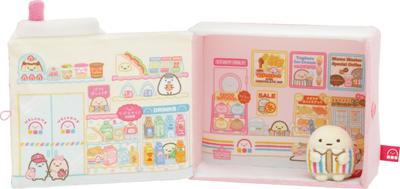 San-X Sumikkogurashi "Wakuwaku Tapioka Kiosk" Szene Plüschtier Tapitapi Mart MO87401 H150 x B185 x T75mm