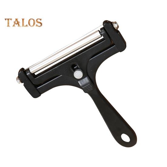 

Слайсер для сыра из нержавеющей стали, регулируемая толщина, резак для сливочного сыра, ручная терка, кухонный гаджет для мягкого полутвердого блочного сыра, удобный чёрный