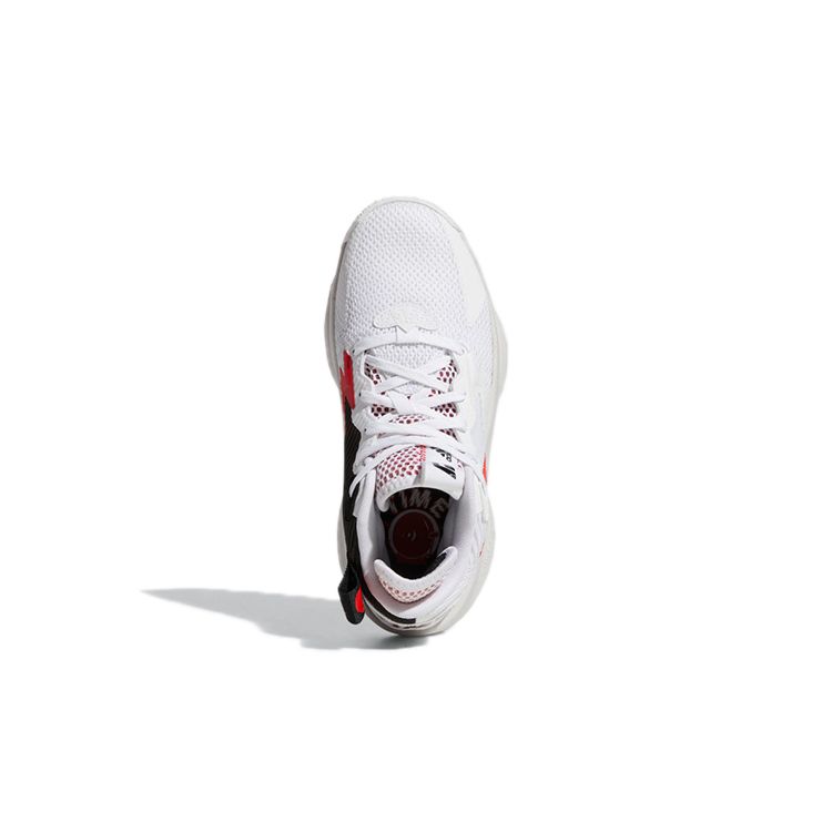 adidas Dame 8 J Dame Time - White Vivid Red Kids Sneakers Cloud-White Core-Black GY2908