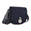 Longchamp Casual Minimalist Adjustable Shoulder Strap Wool Saddle Bag Crossbody Shoulder Bag Women Bags Black L1395HXM006