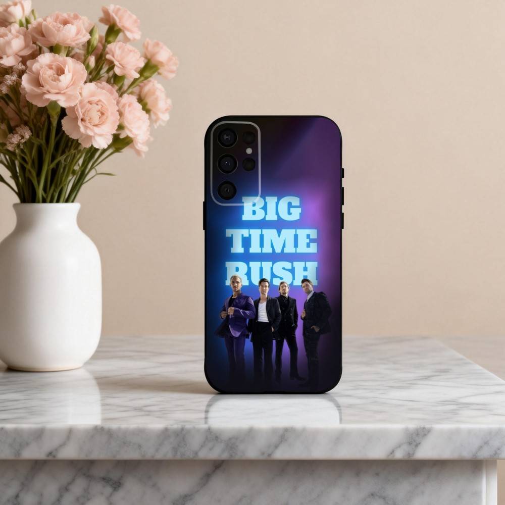 

Music B-Big-G T-Time R-Rush-H Phone Case For Samsung S25,24,23,22,30,21,10,9,Ultra,Plus,Lite,FE,4,5 G Soft Black Case Samsung S21Ultra