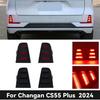 Changan 3. Gen CS55 PLUS LED-Heckstoßstange & Bremsleuchten mit Mustang-Style fließenden Blinkern