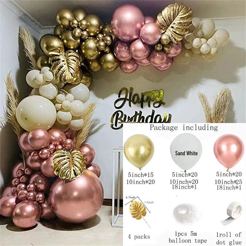 Creative Sunflower Balloon Chain Set for Birthdays, Weddings, and Party Decorations
