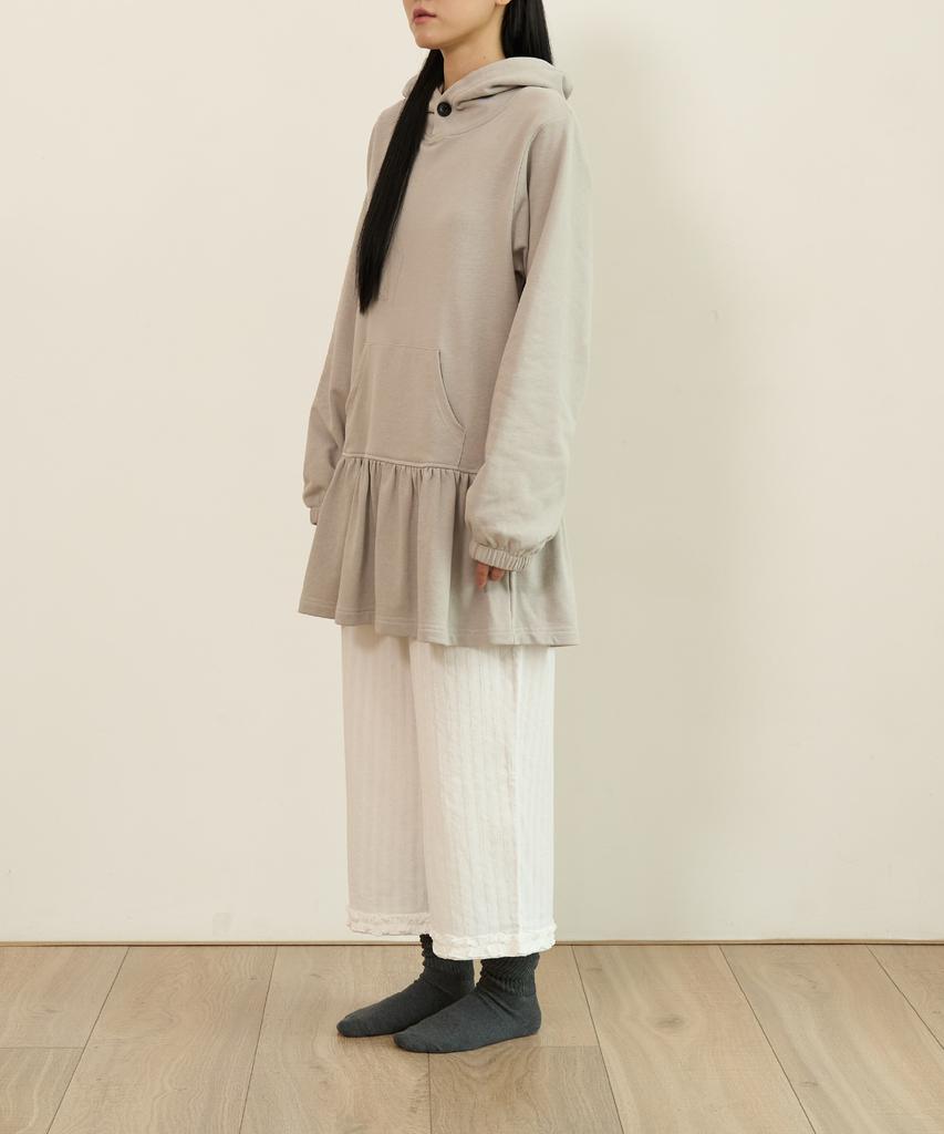 Ouas Button Sweat Dress (Gray)