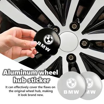 Car Wheel Center Hub Caps Alloy Wheel Center Cap Label Stickers Accessories For BMW M Sport M2 M3 M4 M5 M6 E46 E90 E60 F10 F20