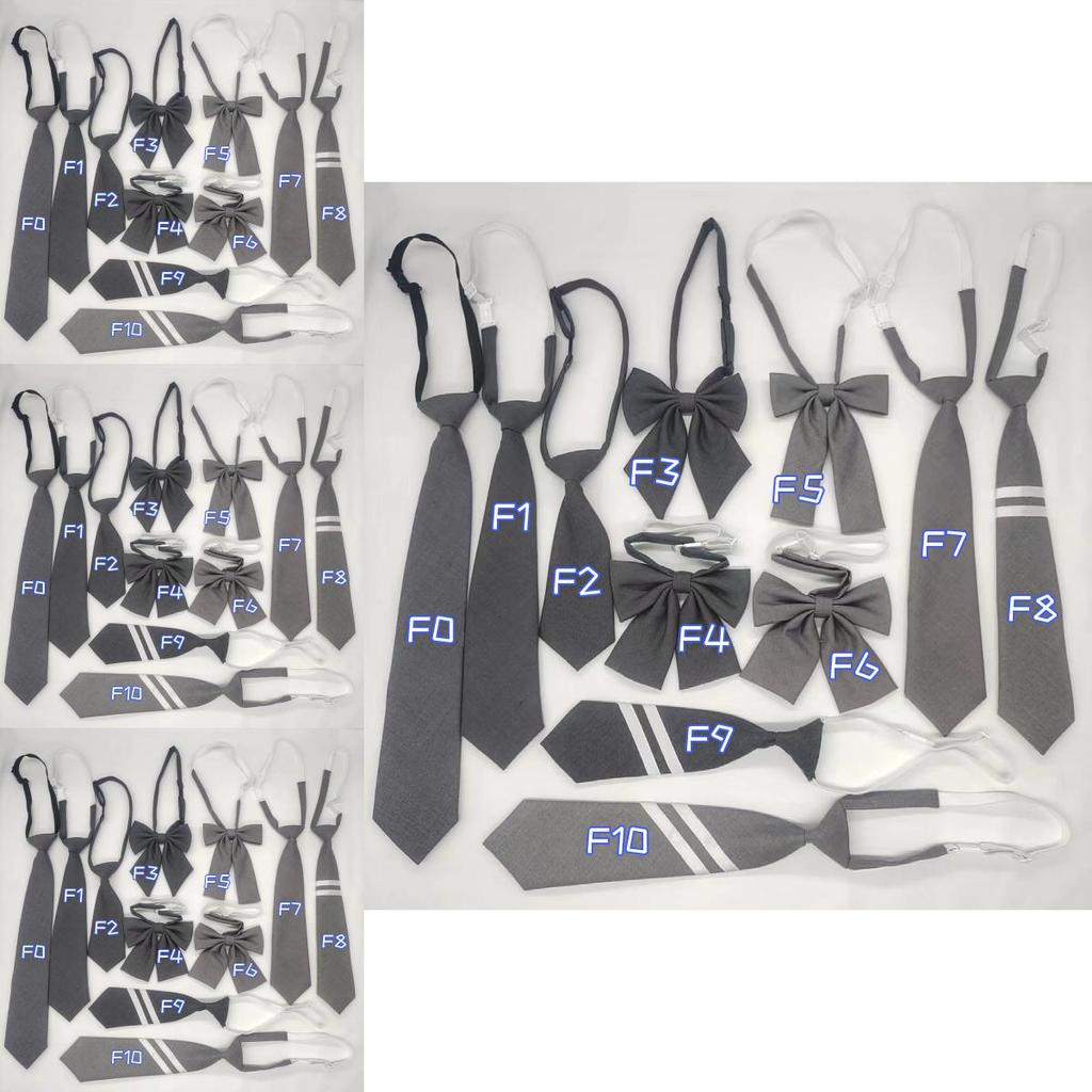 Childrens School Style Necktie Set With Polyester Fabric For Kids Dress Up