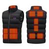 Smart Heated Vest: 9-Zone, USB-Charge, Unisex Winter Jacket with Dual-Switch Temperature Control