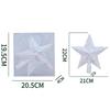 Christmas Pink Pentagon Top Star Tree Topper Exquisite Star Xmas Tree Small Christmas Star Topper Christmas Decorations