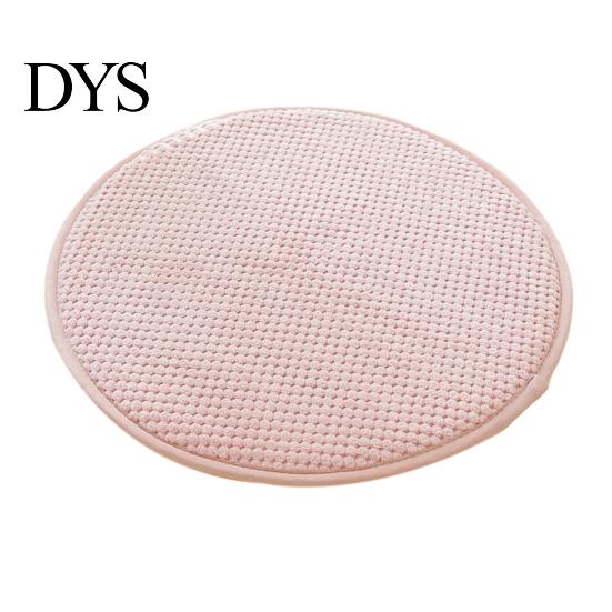 Corduroy Circular Seat Pad Round Stool Pad, 15.75" Non-slip Cushion Soft Sponge for Home Bar Stools Chair