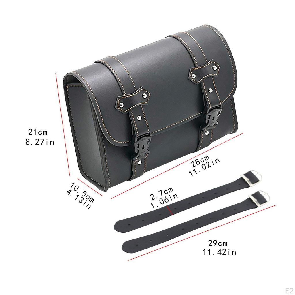 Motorcycle Tool Bag Cycling Luggage Riding Accessory Side Fork Sissy Bar Storage