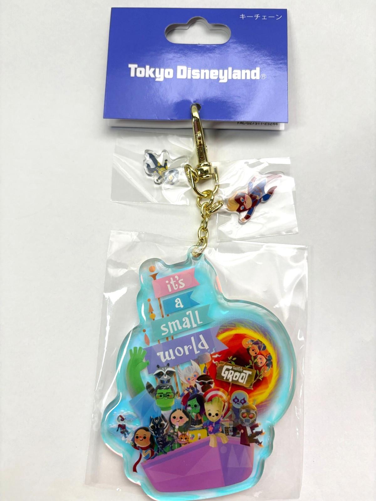 Tokyo Disney Resort Its Small World Groot Keychain Marvel Japan