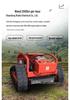 Fully Automatic Remote Control Crawler Lawn Mower and Weed Trimmer for Municipal Greening