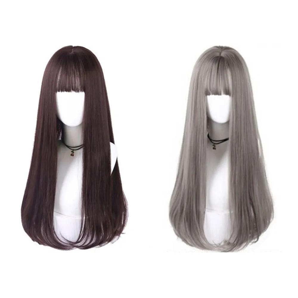Natural C-curl Wave Long Hair Wig Full Wig Women's Long Wig