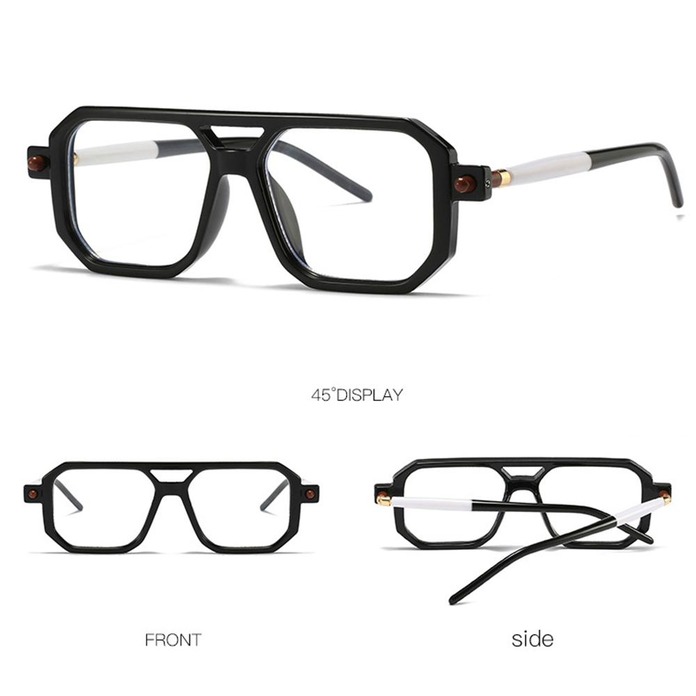 Fashion Leopard Eyewear UV 400 Men's Shades Double Bridge Sun Glasses Women's Sunglasses