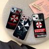 Movie U-Umbrella C-Corporation Logo Tempered Glass For Iphone 14 13 12 11 Pro Mini XS MAX 14Plus X XS XR Fundas