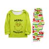 Parent-child Christmas Print Home Suit Long-sleeved Top And Pants