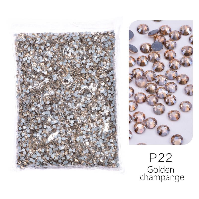 Large Packaging Uniform Glass Imitation Austrian Hot Diamond, Hot Melt Adhesive Bottom Diy Clothing Shoes And Hats Jewelry Rhinestone