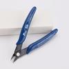 170II Ruyi Small Blue Oblique Nozzle Pliers for DIY Gundam Models, 5-inch and 3.5-inch Sizes