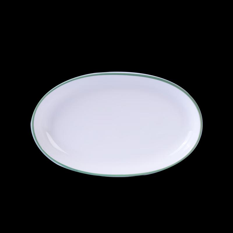 Haoya Jingdezhen Ceramic 12-inch Fish Plate - Happy Cabin Design